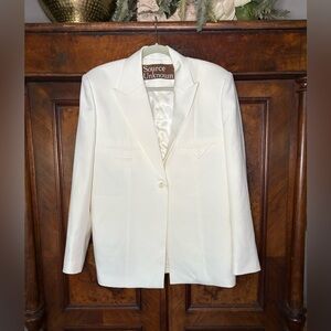 Source Unknown Cream Blazer